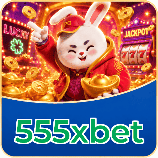555xbet Logo - Bônus com Rollover Justo